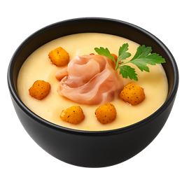 {{photo.Alt || photo.Description || 'Сырный крем суп с беконом'}}